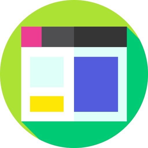 ウェブデザイン Flat Circular Flat icon