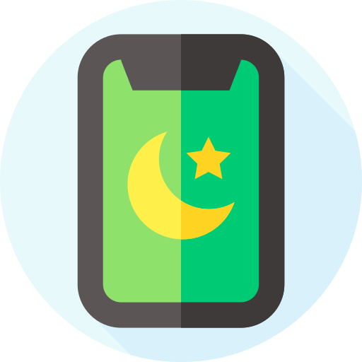 eid 무바라크 Flat Circular Flat icon