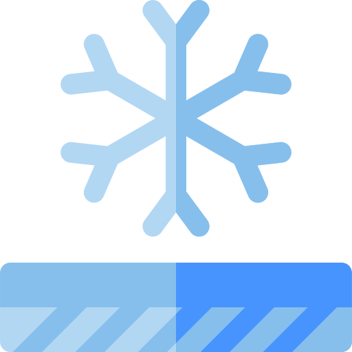 Доказательство снега Basic Rounded Flat иконка