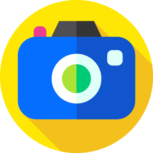 カメラ Flat Circular Flat icon