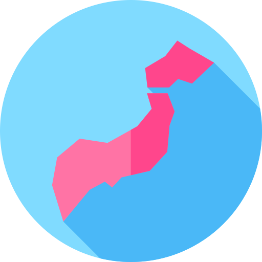 Japan Flat Circular Flat icon
