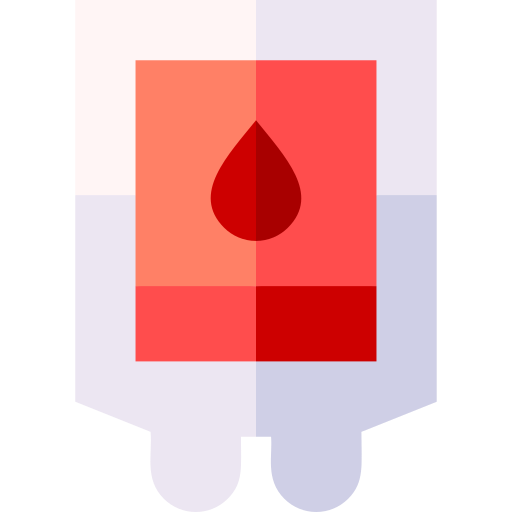 bolsa de sangre Basic Straight Flat icono