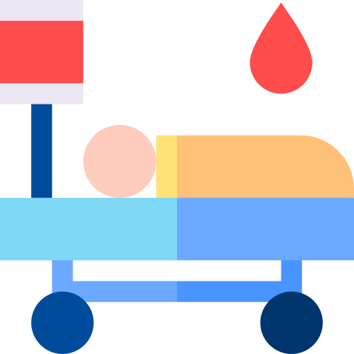 Переливание крови Basic Straight Flat иконка