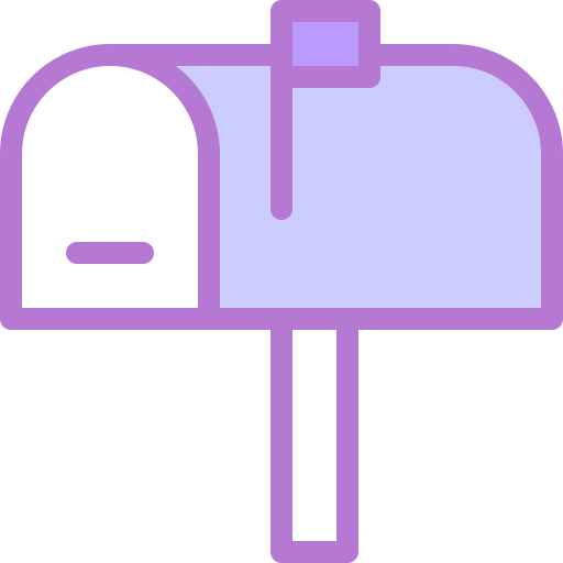 Mailbox Detailed color Lineal color icon