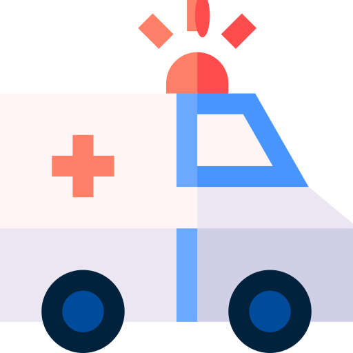 krankenwagen Basic Straight Flat icon