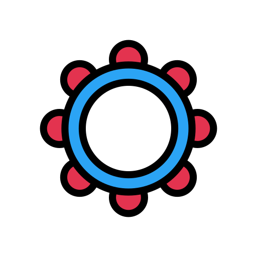 tambourin Vector Stall Lineal Color icon