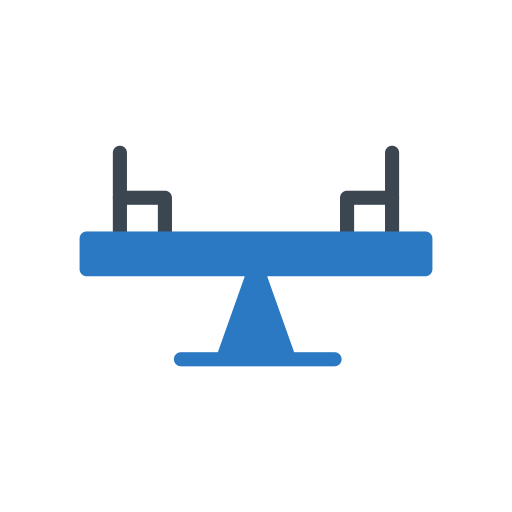 Seesaw Generic Blue icon