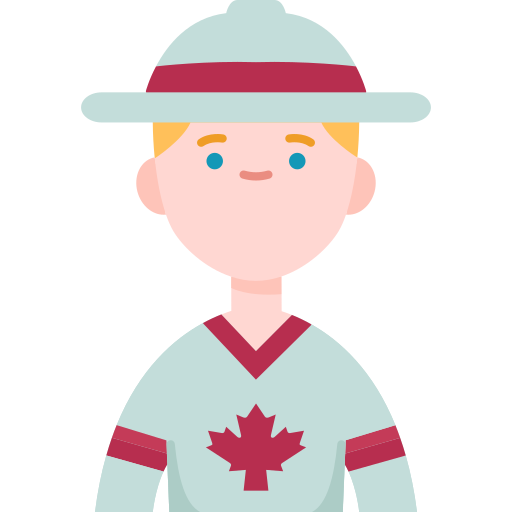 kanadyjski Amethys Design Flat ikona