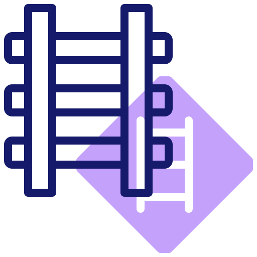 Railway Inipagistudio Lineal Color icon