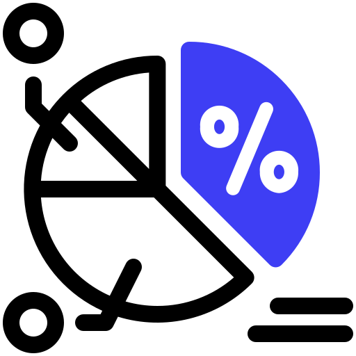 Pie chart Generic Mixed icon