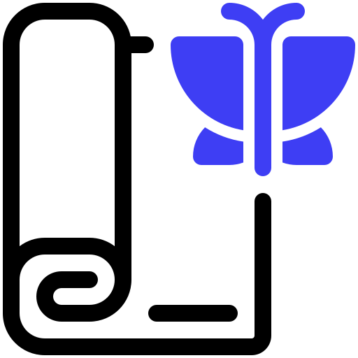 mariposa de seda Generic Mixed icono
