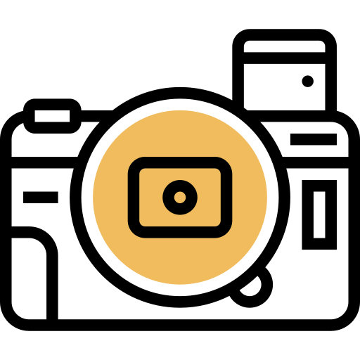 コンパクトカメラ Meticulous Yellow shadow icon