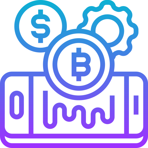 Cryptocurrency Meticulous Gradient icon