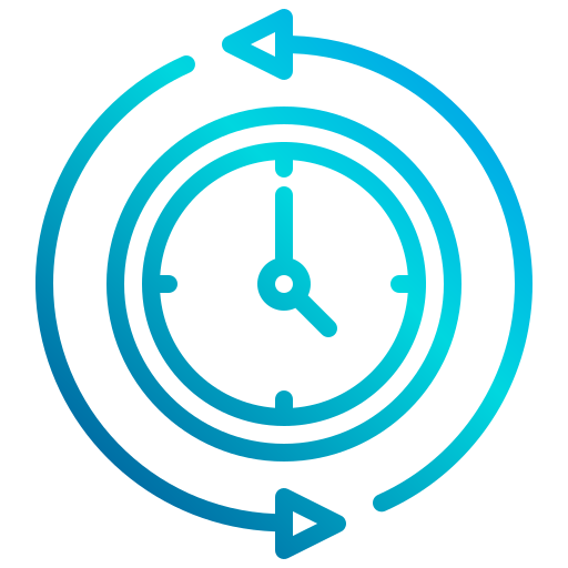 Clock xnimrodx Lineal Gradient icon