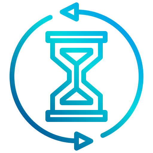 aspettare xnimrodx Lineal Gradient icona