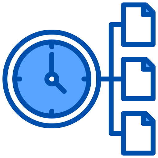 Time management xnimrodx Blue icon