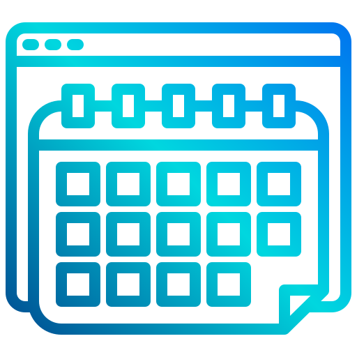 kalender xnimrodx Lineal Gradient icon