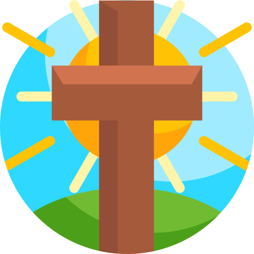 Cross Detailed Flat Circular Flat icon