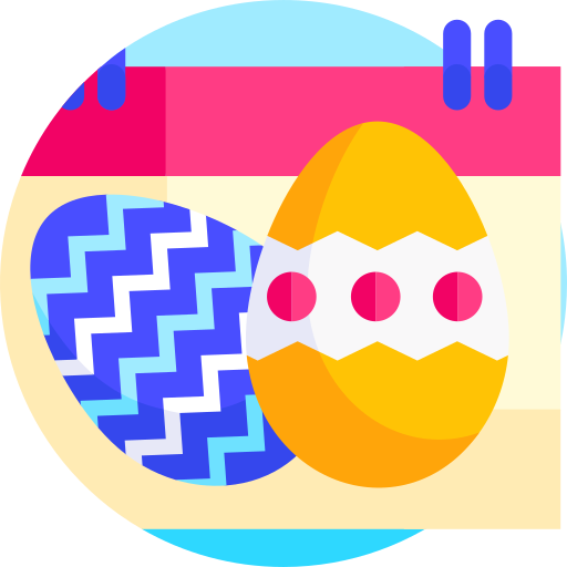 Easter Detailed Flat Circular Flat icon