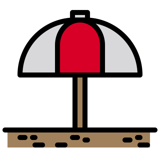 parasol xnimrodx Lineal Color ikona
