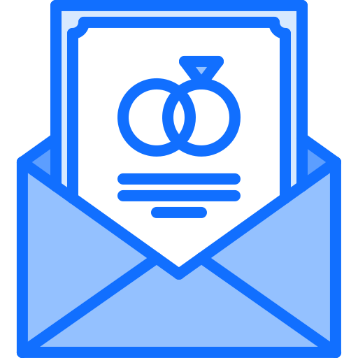 invitación Coloring Blue icono