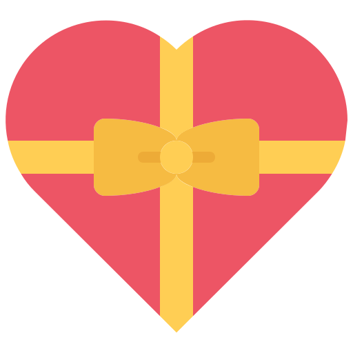 Gift Coloring Flat icon
