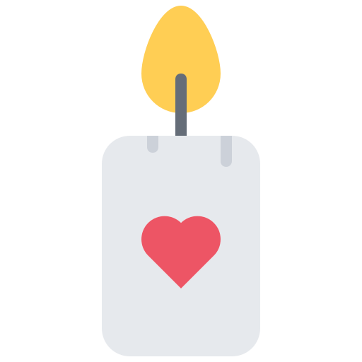 Candle Coloring Flat icon