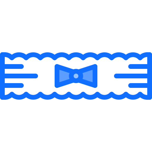 kousenband Coloring Blue icoon