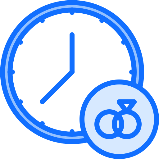 혼례 Coloring Blue icon