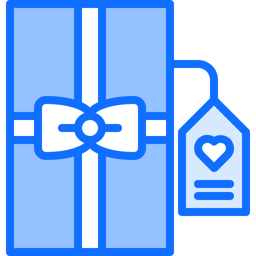 regalo Coloring Blue icono