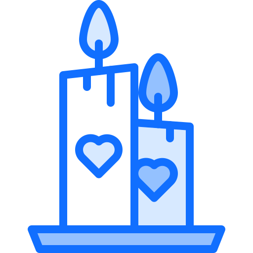 candele Coloring Blue icona