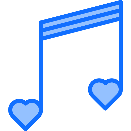 nota Coloring Blue icono