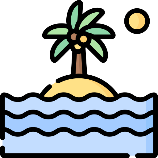 wyspa Special Lineal color ikona