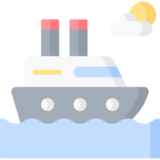kreuzfahrtschiff Special Flat icon