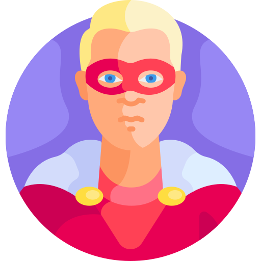 Superhero Detailed Flat Circular Flat icon