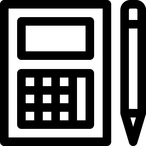 comptabilité Basic Rounded Lineal Icône