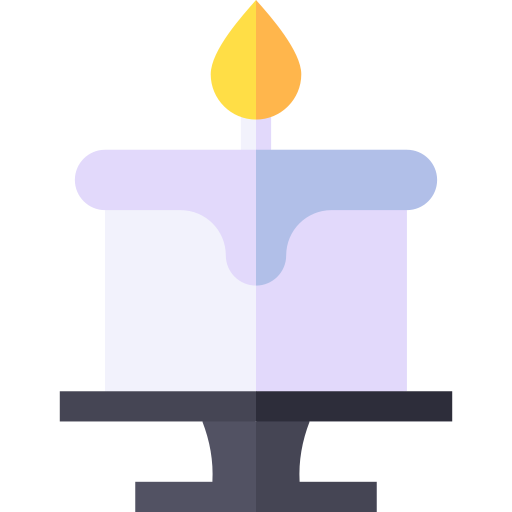bougies Basic Straight Flat Icône