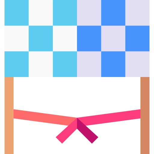 Finish line Basic Straight Flat icon