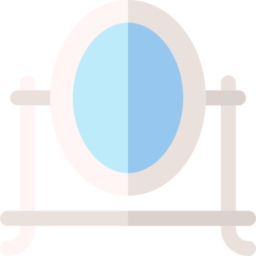 거울 Basic Rounded Flat icon