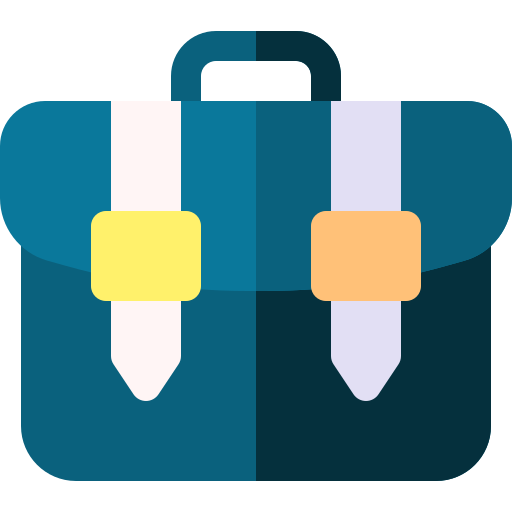 Briefcase Basic Rounded Flat icon