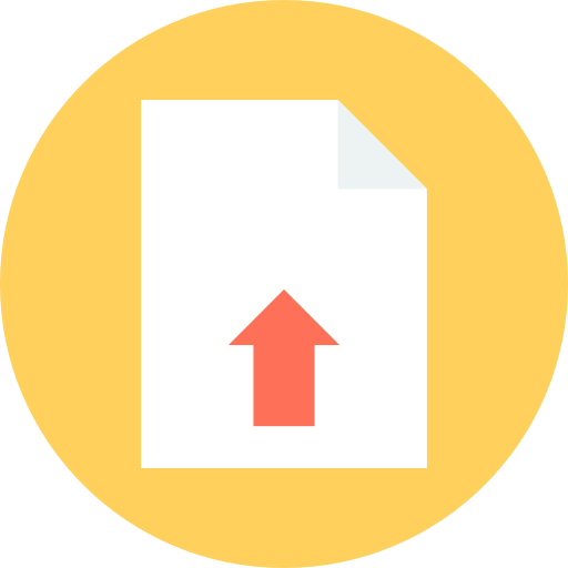 파일 Flat Color Circular icon