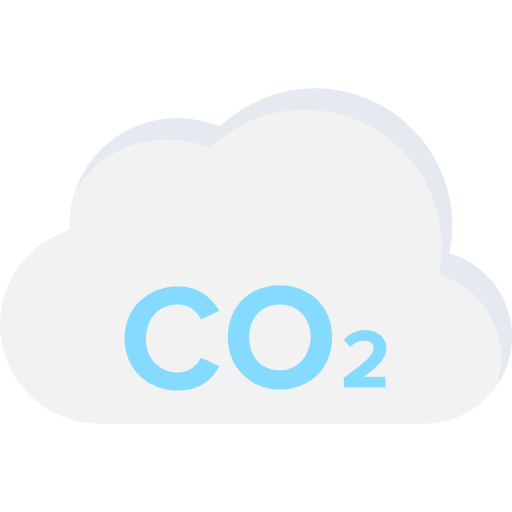 이산화탄소 Flat Color Flat icon