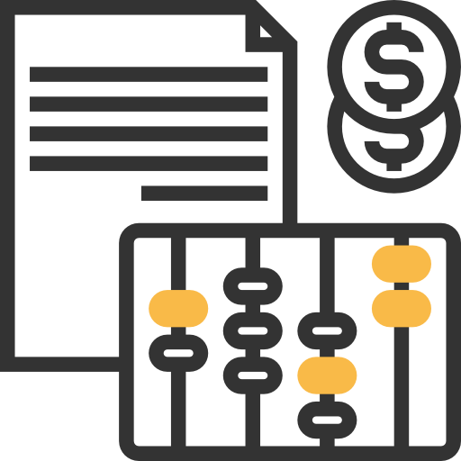 そろばん Meticulous Yellow shadow icon