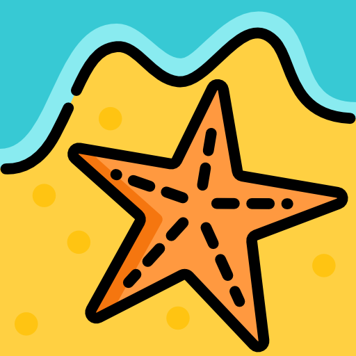 estrella de mar Special Lineal color icono