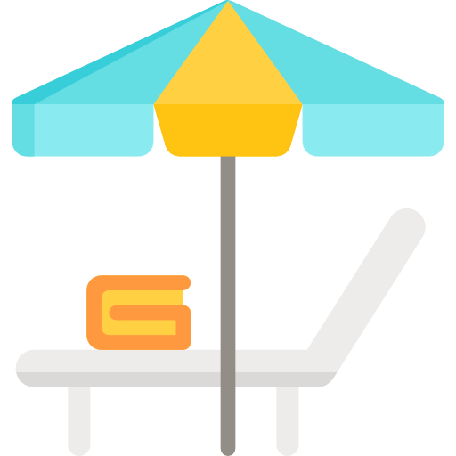 parasol plażowy Special Flat ikona