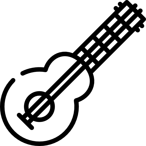gitara Special Lineal ikona