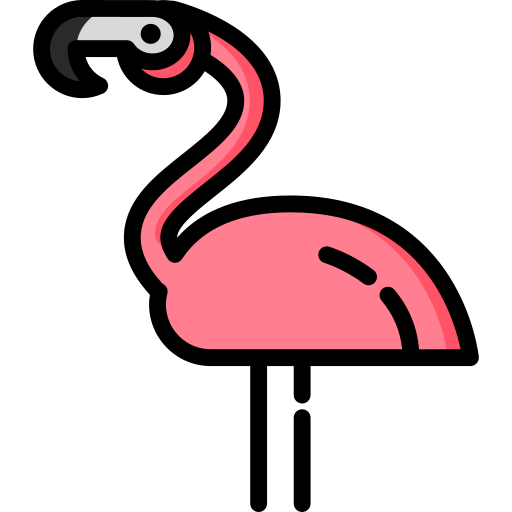 flamingo's Special Lineal color icoon
