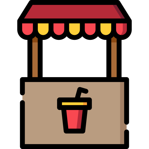 Food stand Special Lineal color icon