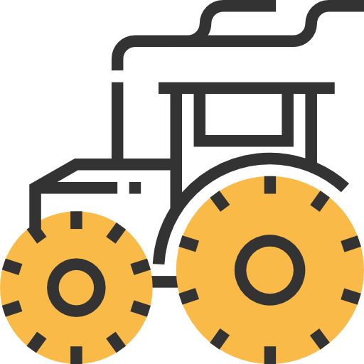 tractor Meticulous Yellow shadow icono