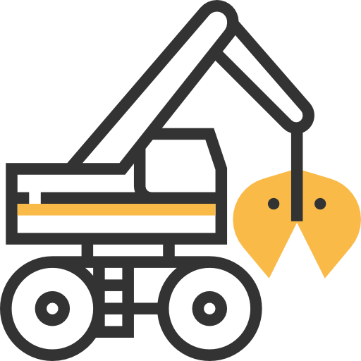 Construction Meticulous Yellow shadow icon